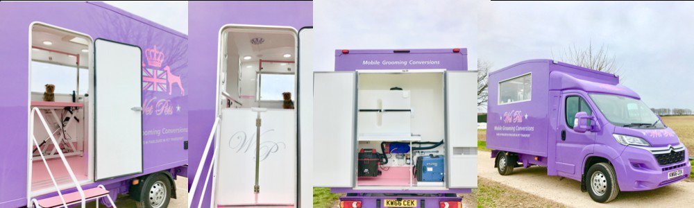 The Portable Palace Mobile Dog Grooming Parlour